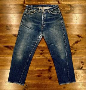 最終 Special 極上 LEVI’S リーバイス 501XX 紙パッチ有 60s ギャラ無し オフセット Vステッチ デニム ジーンズ メンズ 34 W38表記 BIG E