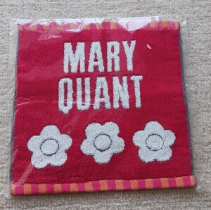 MARY QUANT☆マリークワント☆デイジー☆ミニタオル☆レッド☆赤☆新品☆タグ付き