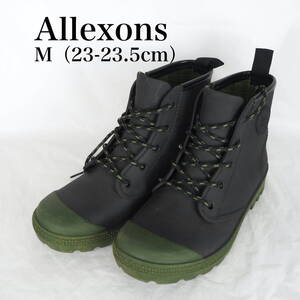 EB5314*Allexons*レインシューズ*M（23-23.5cm）*黒