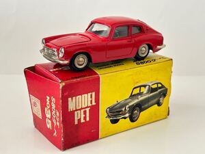 （S157）ミニカー MODEL PET モデルペット ホンダ S800 クーペ No.35 SCALE:1/40 by ASAHI toy ATC 日本製 MADE IN JAPAN 当時物