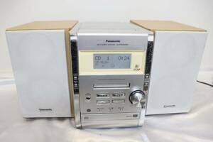 メンテナンス済み　Panasonic パナソニック ミニコンポ SA-PM300MD コンポ オーディオ機器 カセット CD MD システムコンポ