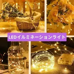 ⭐LED 装飾ライト２個  LEDイルミネーションライト 装飾 ワイヤーライト