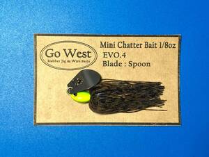 Evo.4-97 GoWest ミニチャターベイト 1/8oz【Spoon Blade】