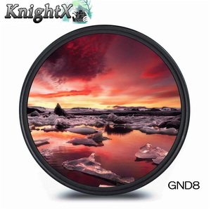 新品 KnightX 67mm 薄枠 ハーフ ND8 ハーフグラデーション NDフィルター フィルター径 広角レンズ対応 簡易ケース付き