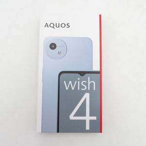 シャープ AQUOS アクオス Androidスマホ SHARP AQUOS wish4 SH-M27A ブルー SIMフリー 利用制限- 未開封品 未使用品