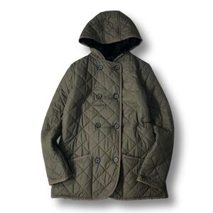 《良品◎》MACKINTOSH SCOTLAND マッキントッシュスコットクラブ★イギリス製*内側ボア*キルティングジャケット*カーキ(LW2024)◆S80