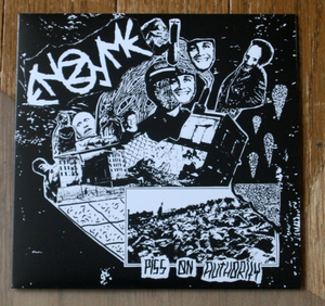 Enzyme - Piss On Authority / EP / Hardcore, Noise, Punk, ハードコア, ノイズ, パンク, CRUST WAR, クラストウォー