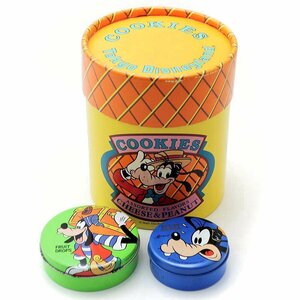 ディズニー　クッキー空き箱1個とキャンディ空き缶2個セットで　1990年代