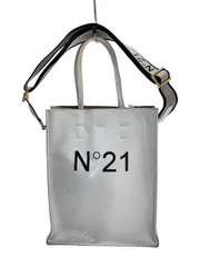 N21(numero ventuno) ショルダーバッグ 小さなロゴプリントの買い物袋 ヌメロヴェントゥーノ