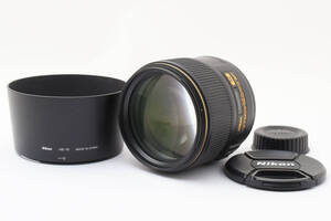 【良品】 Nikon ニコン AF-S NIKKOR 105mm F1.4E ED Fマウント AF 中望遠 単焦点レンズ #394