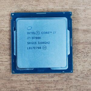 パソコンCPU Core i7-9700K 3.6GHz 動作確認済み10.