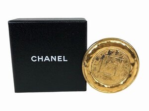 CHANEL / シャネル ブローチ カンボン 凱旋門 ヴィンテージ ゴールドカラー