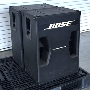 1円 BOSE 302-II ACOUSTIMASS BASS SYSTEM サブウーファー ペア 動作確認済み