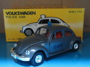 フォルクスワーゲン ポリスカー GNR PORTUGAL KT-45 日本製 1/43 VOLKSWAGEN トミー TOMICA DANDY VW カドー