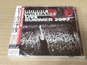 ROBBIE WILLIAMS Live Summer 2003 TOCP-66255 国内盤 CD 帯付 未開封 70774