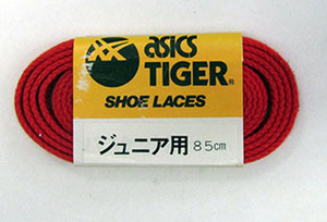 asics アシックス ランニング ジョギング アクセサリー シューレース レッド 85cm ジュニア用