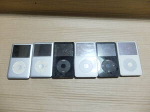 Apple iPod　本体　Classic　色々6台　USED難有ジャンク品