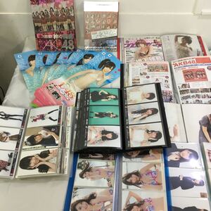 （宝）【同梱可】AKB48 グッズセット 大量プロマイド 写真 雑誌切り抜き ファイリング保管 写真集 PSP 広告 リーフレット アイドル