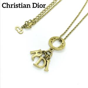 ChristianDior クリスチャンディオール　ネックレス　ゴールド　チョーカー　ペンダント　