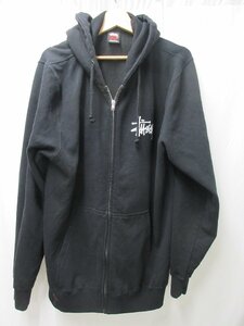 □1000円～未使用　　ステューシー stussy　U.S.　BASIC STUSSY ZIP HOOD パーカー　サイズXL