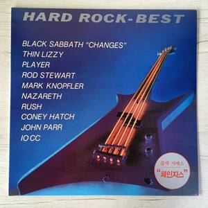 HARD ROCK-BEST 韓国盤 KOREA BLACK SABBATH THIN LIZZY PLAYER ROD STEWART RUSH NAZARETH 10CC CONEY HATCH MARK KNOPFLER JOHN PARR 