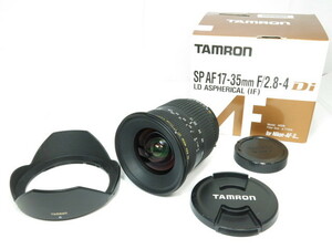 現状 TAMRON SP AF 17-35ｍｍ F2.8-4 Di LD ASPHERICAL (IF) A05N ニコン用 タムロン 純正フード 元箱付き [管TM2310]