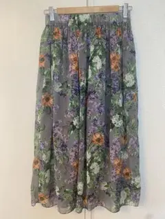 TIARA 花柄 スカート