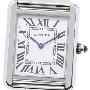 カルティエ CARTIER W5200013 タンクソロ SM クォーツ レディース _820898