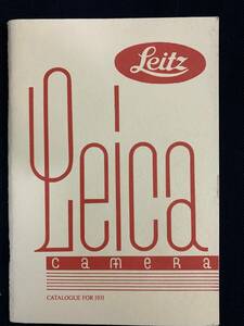 ライカ Leitz General Catalogue 1931年 大変珍しいライカ総合カタログ全95ページ 減少