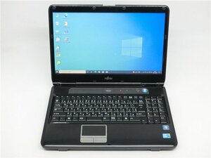 中古/15.6型/ノートPC/Windows10/HDMI/新品SSD256GB/4GB/i3-M330/FMV　NF/G50 MS office2021ProPlus搭載　HDMI