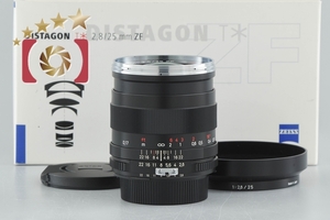 【中古】Carl Zeiss カールツァイス Distagon 25mm f/2.8 ZF T* ニコン用 元箱付き