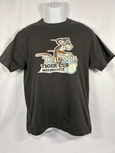 Triumph Cycle Hub サイクル・ハブ Tiger cubタイガーカブTシャツ　スモークブラック