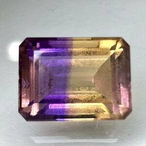 L06-0031 アメトリン ルース 2.3g 11.5ct ( アメトリン バイカラー ルース 宝石 裸石 )