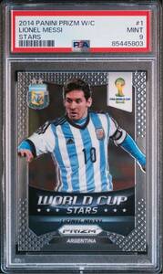 【PSA9】2014 PANINI PRIZM WORLD CUP STARS LIONEL MESSI メッシ アルゼンチン代表