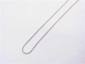 ◎ 4℃ ◎　ヨンドシー　SILVER　ネックレス　ボールチェーン　チェーンのみ　3.4ｇ　37.3cm　シルバー　◎美品