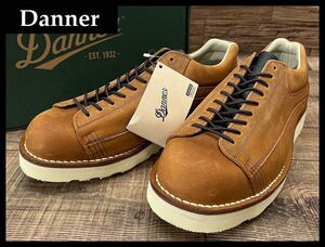 送無 新品 Danner ダナー D314110 ROCKFORD ロックフォード 本革 レザー ローカット ブーツ シューズ ステッチダウン製法 キャメル 27.0 ②