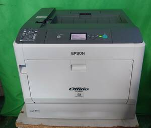 印刷数10,857枚 PostScript3付 印刷不具合有りの為、訳有り扱い(保証は有り) EPSON LP-S8100 A3 カラーレーザープリンター 【WS3341】