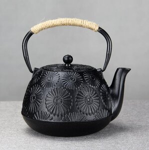 鉄器 鉄瓶 提梁壺★新品 茶道具対応 鉄やかん 鉄分補給 鉄びん