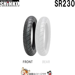 110/90-18 M/C 61V TL F230 フロント チューブレス シンコー shinko タイヤ　オンロード　バイアス