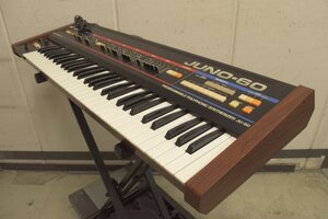 F★【C】Roland JUNO-60 シンセサイザー キーボード ローランド ハードケース付 087084【送料無料!!】