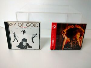 CDまとめ売り/処分品/ 小幡洋子 / 計2点 / B・I・S・H・O・N・U・R・E・YOCO/ KEY OF GOLD /帯、リーフレット、ブックレット付【M003】