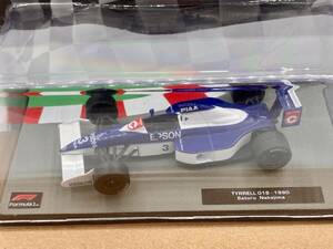 Altaya 1/43 ティレル Tyrrell 018 #3 中嶋悟 1990 シュリンク包装未開封品 アルタヤ F1マシンコレクション