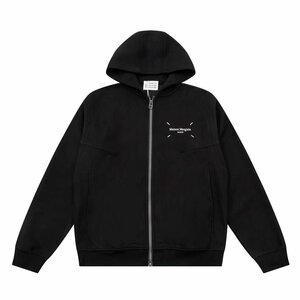 Maison Margiela メゾン マルジェラ ファスナー ジップパーカー パーカ ブラック 中古 L TN 1