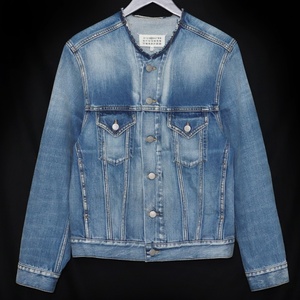 MAISON MARGIELA ノーカラーデニムジャケット サイズ36 インディゴ S51AM0447-S30561 メゾンマルジェラ Collarless Denim Jacket gジャン