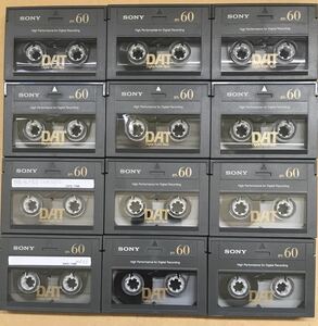 送料無料！　SONY ソニー　　DAT デジタルオーディオテープ　DT-60 12個