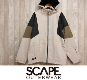 【新品】25 SCAPE TRACK JACKET - Sサイズ - LIGHT SAND 正規品 スノーボード ウェア ジャケット