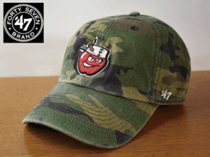 B341《未使用品》47 BRAND 47ブランド【フリーサイズ】FORT WAYNE TINCAPS MILB 野球帽 帽子 キャップ USモデル