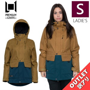 【アウトレット】 L1 ANWEN JKT DULL GOLD ABYSS レディース スノーボード スキー スノボウェア ジャケット JACKET 型落ち 23-24