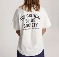 critical slide バックロゴTシャツ　ホワイトLサイズ