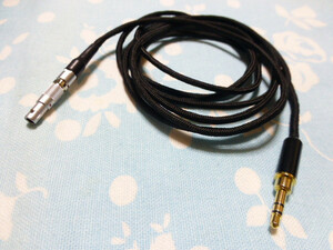 AKG K812 K872 用ケーブル ViaBlue EPC-4 芯線抜き出し 180cm 長め 3.5mm3極 ステレオミニ トープラ販売 ( 6.3mm 標準プラグ 対応可能)